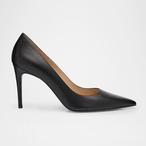 Stuart Weitzman Women's Stuart Power 85 Pump Black 6
